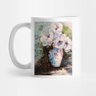 White Poppies Mug